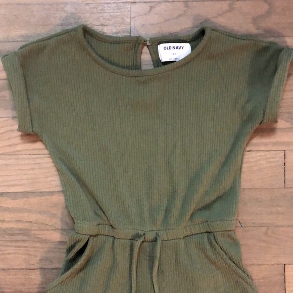 Olive Green Romper - Picture 2 of 3